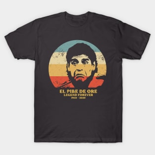 El Pibe De Ore Legend Forever RetroColor T-Shirt